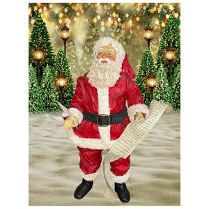 Vintage Clothtique Santa 16” Tall